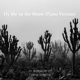 Cover art for Fly Me to the Moon (Piano Version) - Frank Sinatra karaoke version