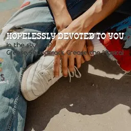 Cover art for Hopelessly Devoted to You - Grease Soundtrack,Grease the Musical karaoke version