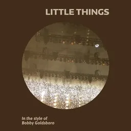 Cover art for Little Things - Bobby Goldsboro karaoke version