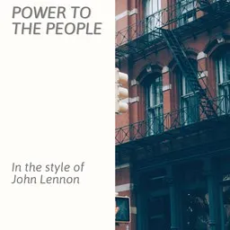 Cover art for Power to the People - John Lennon karaoke version