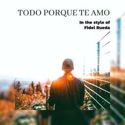 Cover art for Todo Porque Te Amo - Fidel Rueda karaoke version