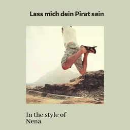 Cover art for Lass mich dein Pirat sein - Nena karaoke version