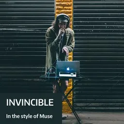 Cover art for Invincible - Muse karaoke version