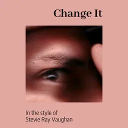 Cover art for Change It - Stevie Ray Vaughan karaoke version