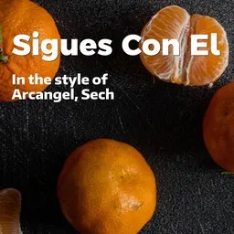 Cover art for Sigues Con El - Arcangel,Sech karaoke version