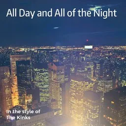 Karaokekappaleen All Day and All of the Night - The Kinks kansikuva