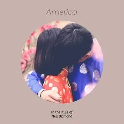 Cover art for America - Neil Diamond karaoke version
