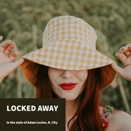 Omslagsbild för Locked Away - Adam Levine,R. City karaokeversion