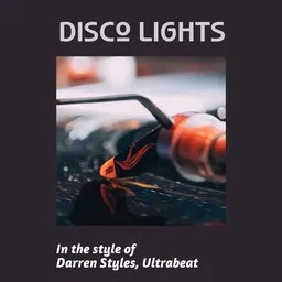Omslagsbild för Disco Lights - Darren Styles,Ultrabeat karaokeversion