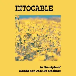 Titelbild für Intocable - Banda San Jose De Mesillas Karaoke-Version
