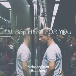 Cover art for I'll Be There for You - Bon Jovi karaoke version