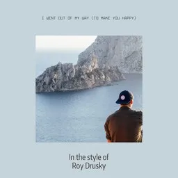 Cover art for I Went Out Of My Way (To Make You Happy) - Roy Drusky karaoke version