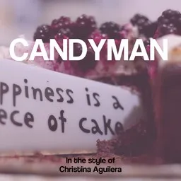 Karaokekappaleen Candyman - Christina Aguilera kansikuva