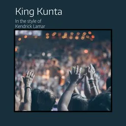 Cover art for King Kunta - Kendrick Lamar karaoke version