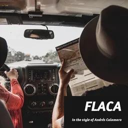 Cover art for Flaca - Andrés Calamaro karaoke version