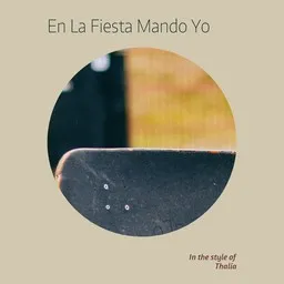 Cover art for En La Fiesta Mando Yo - Thalía karaoke version