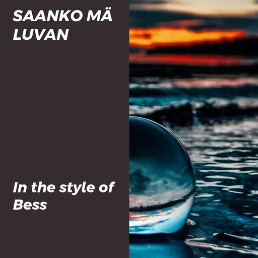 Karaoke Saanko mä luvan by Bess — sing along with lyrics on Singa