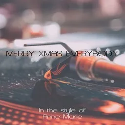Cover art for Merry Xmas Everybody - Anne-Marie karaoke version