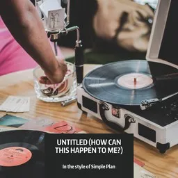 Cover art for Untitled (How Can This Happen To Me?) - Simple Plan karaoke version