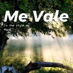 Cover art for Me Vale - Maná karaoke version