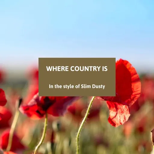 Karaoke Where Country Is esittäjältä Slim Dusty — laula mukana sanoituksilla Singassa