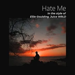 Omslagsbild för Hate Me - Ellie Goulding,Juice WRLD karaokeversion