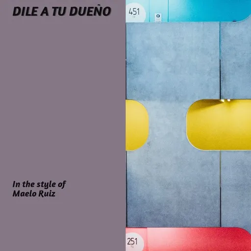Karaoke Dile A Tu Dueño esittäjältä Maelo Ruiz — laula mukana sanoituksilla Singassa