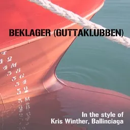 Cover art for Beklager (Guttaklubben) - Ballinciaga,Kris Winther karaoke version