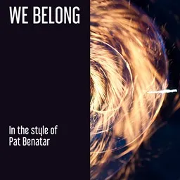 Cover art for We Belong - Pat Benatar karaoke version