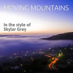 Cover art for Moving Mountains - Skylar Grey karaoke version