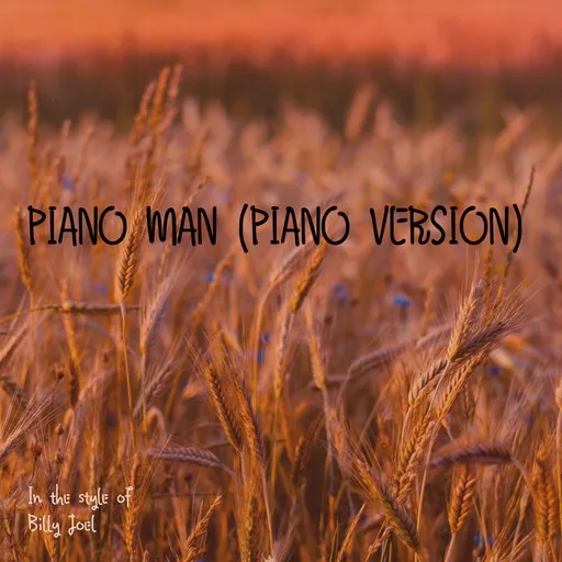 Piano Man (Piano Version) - Karaoke
