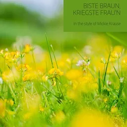 Cover art for Biste braun, kriegste Frau'n - Mickie Krause karaoke version