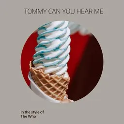 Cover art for Tommy Can You Hear Me - The Who karaoke version