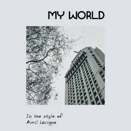 Cover art for My World - Avril Lavigne karaoke version
