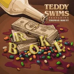 Titelbild für Broke - Teddy Swims,Thomas Rhett Karaoke-Version