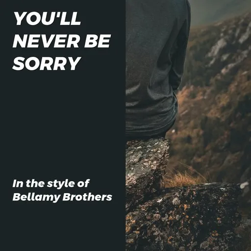 Karaoke You'll Never Be Sorry von The Bellamy Brothers — mit Songtext mitsingen auf Singa