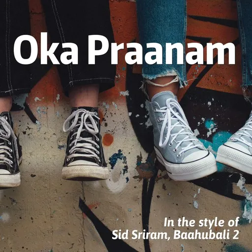Karaoke Oka Praanam von Baahubali 2, Sid Sriram — mit Songtext mitsingen auf Singa