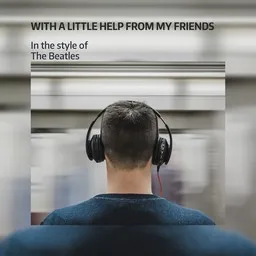 Cover art for With a Little Help from My Friends - The Beatles karaoke version