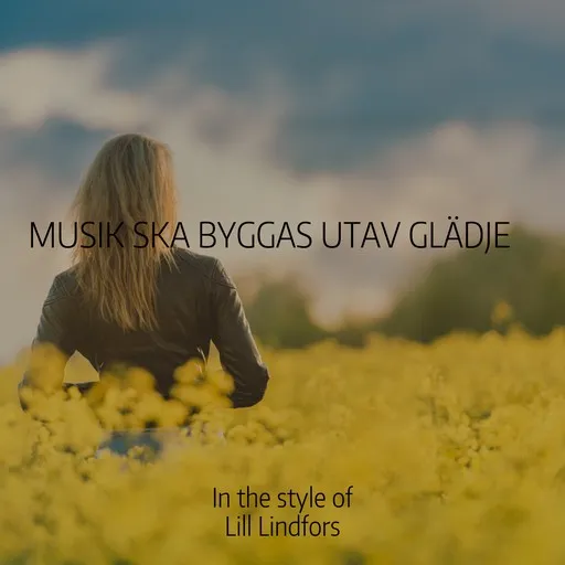 Karaoke Musik ska byggas utav glädje by Lill Lindfors — sing along with lyrics on Singa