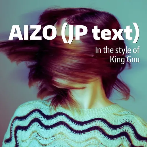 Karaoke AIZO (JP text) by King Gnu — sing along with lyrics on Singa