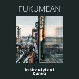 Omslagsbild för fukumean - Gunna karaokeversion