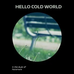 Titelbild für Hello Cold World - Paramore Karaoke-Version