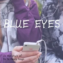 Omslagsbild för Blue Eyes - Yo Yo Honey Singh karaokeversion