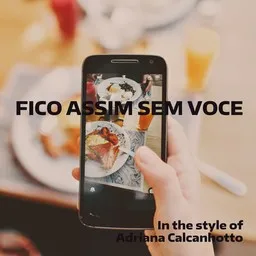 Cover art for Fico Assim Sem Voce - Adriana Calcanhotto karaoke version