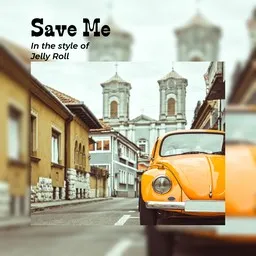 Cover art for Save Me - Jelly Roll karaoke version