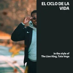 Karaokekappaleen El Ciclo de la Vida - Tata Vega,The Lion King Soundtrack kansikuva