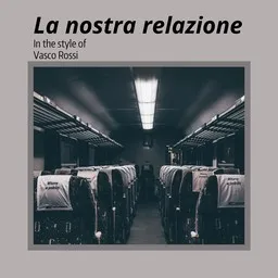 Cover art for La nostra relazione - Vasco Rossi karaoke version
