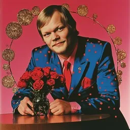 Cover art for Ruusuja hopeamaljassa - Erkki Junkkarinen karaoke version