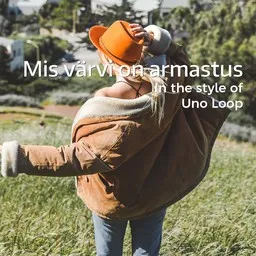 Omslagsbild för Mis värvi on armastus - Uno Loop karaokeversion