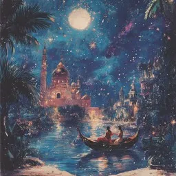 Titelbild für En helt ny värld - Aladdin Soundtrack,Myrra Malmberg,Peter Jöback Karaoke-Version